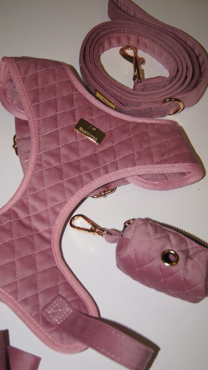 Porta Bolsas Velvet Rosa - Imagen 5