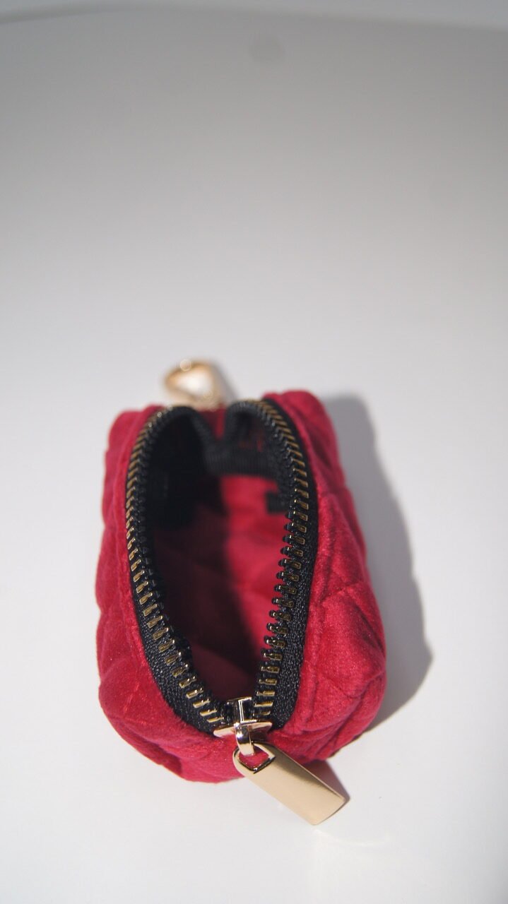 Porta bolsas Velvet Rojo - Imagen 5