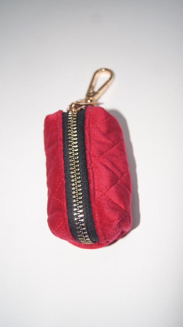 Porta bolsas Velvet Rojo - Imagen 4
