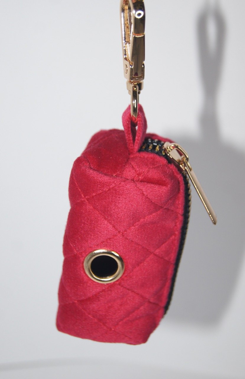 Porta bolsas Velvet Rojo - Imagen 3