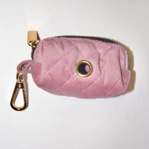 Porta Bolsas Velvet Rosa