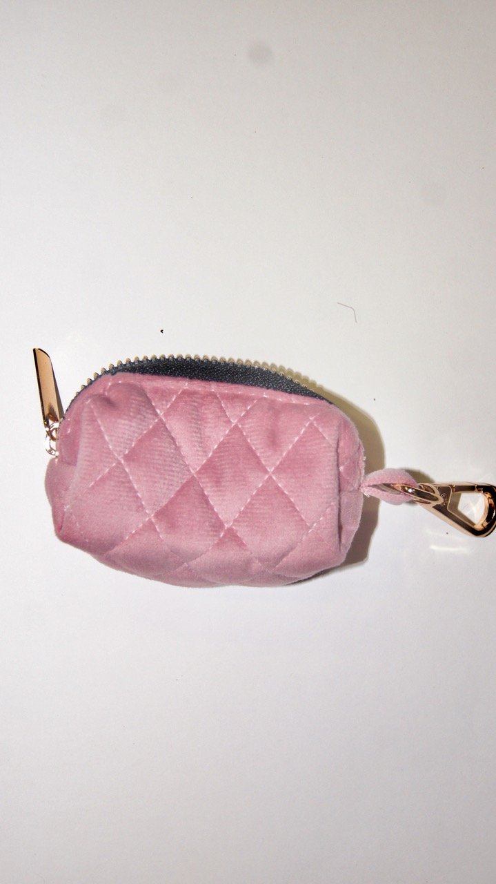 Porta Bolsas Velvet Rosa - Imagen 2