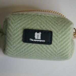 Porta bolsas Tweed Verde