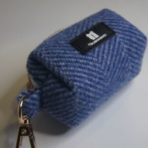 Porta bolsas Tweed Azul